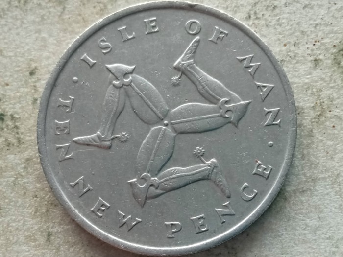INSULA MAN-10 NEW PENCE 1975