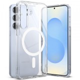 Husa MagSafe pentru Samsung Galaxy S25 S931, Ringke, Fusion, Transparenta