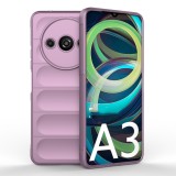 Husa pentru xiaomi redmi a3, antisoc, margini cu striatii, design minimalist, purple