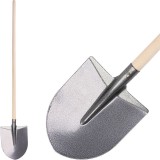 Lopata de gradina tip Frankfurt S510B.WH, cu coada din lemn 125 cm