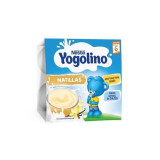 Gustare cu lapte si gust de vanilie Yogolino, +6 luni, 4x100g, Nestle