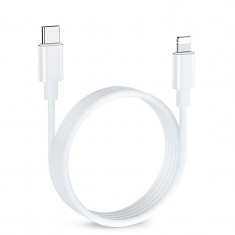 Cablu Date si Incarcare USB Type-C la USB Type-C JELLICO IP​-​180, 1 m, Alb