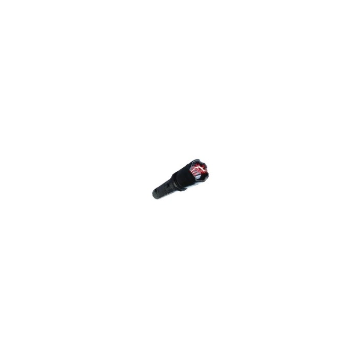 Lanterna cu electrosoc, acumulator propriu, aluminiu, husa, snur, cutie
