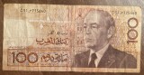 B11 7 - Bancnota foarte veche - Maroc - 100 dirhams - 1987