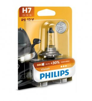 Bec Bulb H7 PHILIPS 12V 55W PX26d PREMIUM (BLISTER)