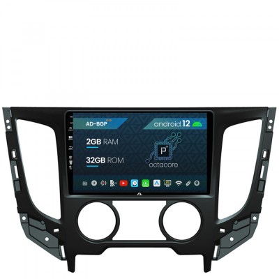 Navigatie Mitsubishi L200 (2014-2020), Android 12, P-Octacore 2GB RAM + 32GB ROM, 9 Inch - AD-BGP9002+AD-BGRKIT273 foto
