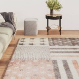 Cumpara ieftin Covor pentru copii, roz model stea, 160x230 cm