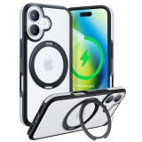 Husa pentru iphone 16 plus - torras ostand r fusion series - black