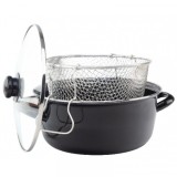 Cratita cu Cos Friteuza Prajit 3.9l 24cm Grunberg GR4424 CNN15269 DNC52201