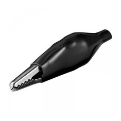 Clips crocodil 48mm negru Goobay
