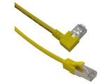 Patch cord F/UTP Cat 6 RJ45, mufă &icirc;n unghi st&acirc;nga, 1 m