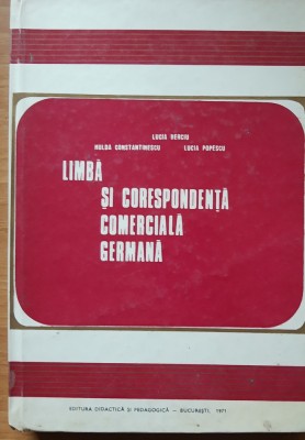 Lucia Berciu - Limba si corespondenta comerciala germana foto