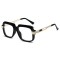 Rame Ochelari, Zamo&reg;, CZL 607C, Protectie UV400, Model Unisex, Rama Neagra, Lentile Transparente