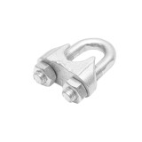 Brida zincata DIN 741 19/20 pentru fixarea cablurilor de otel