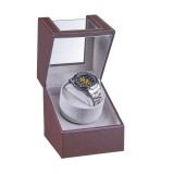 Cumpara ieftin Watch Winder 1 + 0 - Piele Ecologica Maro - WW4209, Watchbox
