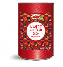 Cafea si cacao bio macinata (cafeaua Elfului), 250g Salomoni Cafe foto