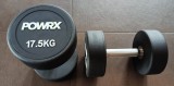 Gantere din fonta acoperite cu cauciuc/poliuretan [2x17.5kg], 35