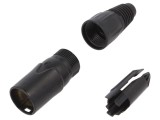 Ethercon Black Cable Connector