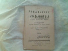 Parabolele si invatamintele domnului nostru Iisus Hristos-manual de religie foto