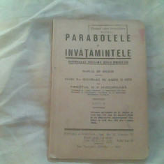 Parabolele si invatamintele domnului nostru Iisus Hristos-manual de religie