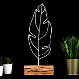 Cumpara ieftin Obiect decorativ Feather Alb 17x41x3.5 cm