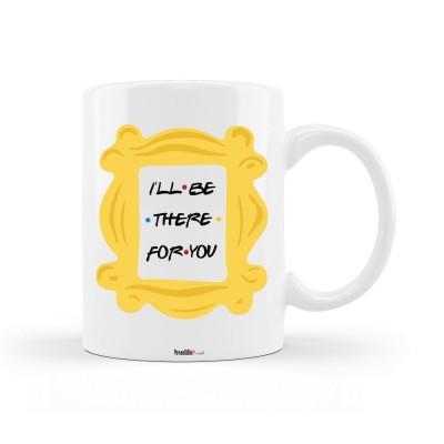 Cana alba personalizata &amp;quot;I&amp;#039;ll be there for you&amp;quot;, INOVATIX&amp;reg;. 330ml foto