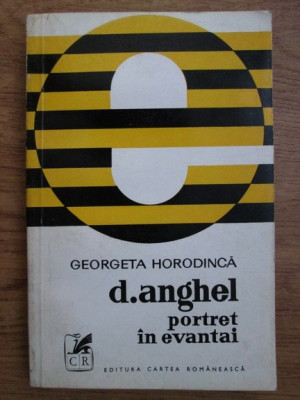 Georgeta Horodinca - D. Anghel, portret in evantai foto