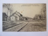 Carte postala scrisa Macedonia-Monastir(astazi Bitola)-Gara razboiul 1914-1918, Belgia, Circulata, Printata