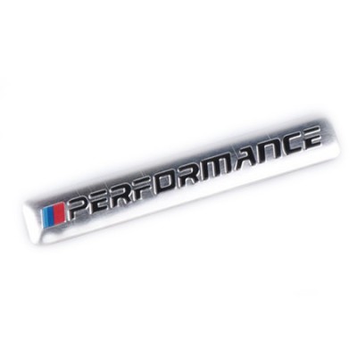 Emblema bord BMW Mperformance, culoare gri foto