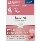 Crema de noapte regeneranta My Age cu hibiscus bio si ceramide