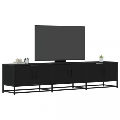 vidaXL Comodă TV, negru, 180x35x41 cm, lemn prelucrat 3300785 foto
