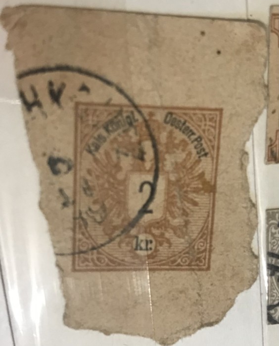 Timbre Austroungaria 2 koroane