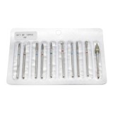 Set de capete de freză de diamant pentru manichiură, 10 bucăți, 02