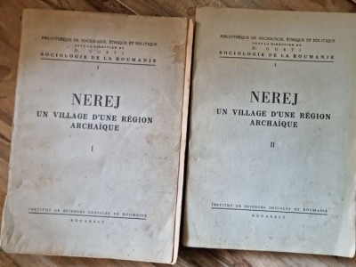 H. H. Stahl - Nerej - Un village d&amp;#039;une region archaique Tome I, II foto