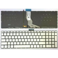 Tastatura laptop noua HP Pavilion 15-BS Silver (Without frame, Backlit) US