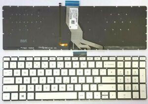 Tastatura laptop noua HP Pavilion 15-BS Silver (Without frame, Backlit) US foto