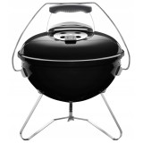 Gratar rotund, din otel, cu suport cromat, tava din inox, 43x37cm, negru Household NewTrend