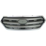 Grila radiator Subaru Outback (Br), 09.2009-, Cromat/Gri, 91121AL05A