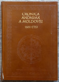 Cronica anonima a Moldovei 1661-1729 - Dan Simionescu