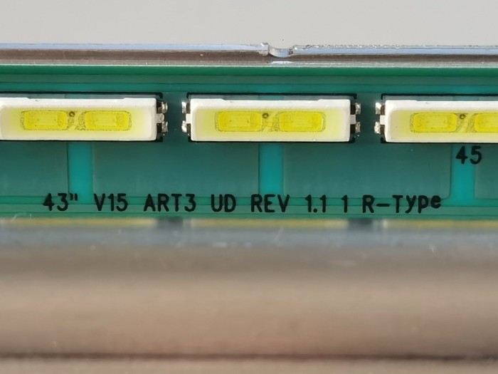 Barete LED 43&quot; V15 ART3 UD REV 1.1 Ecran LC430EQE(FH)(P1) Din Philips 43PUS7100