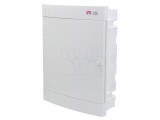 Carcasă pentru aparatură modulară IP40 &icirc;n perete ABS albă