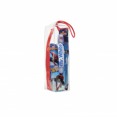 Set igiena dentara copii Mr.White cu borseta SPIDERMAN foto