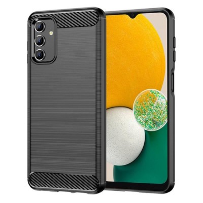 Husa pentru Samsung Galaxy A13 5G / A04s - Techsuit Carbon Silicone - Black foto