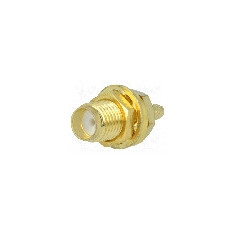 Conector SMA mama, pe cablu, RG174, NP, sertizare, T117704