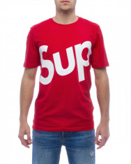 Tricou cu maneci scurte Ro?u Barbat Supreme Grip foto