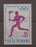 Romania - 1972 - FLACARA OLIMPICA, Nestampilat