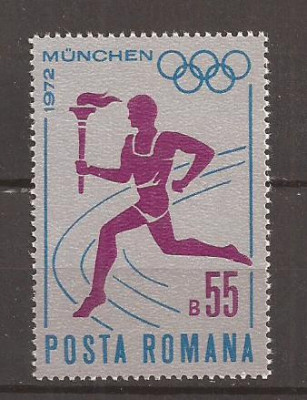 Romania - 1972 - FLACARA OLIMPICA, Nestampilat foto