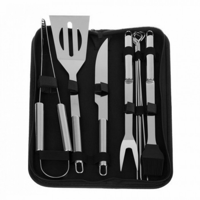 Set accesori pentru grill cu 9 articole