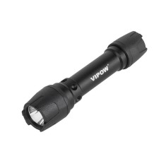 Lanterna cu LED Vipow, 3 W, Aluminiu, 120 lm, 2 AA, Negru