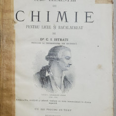 CURS ELEMENTAR DE CHIMIE de C.I. ISTRATI, BUCURESTI 1893